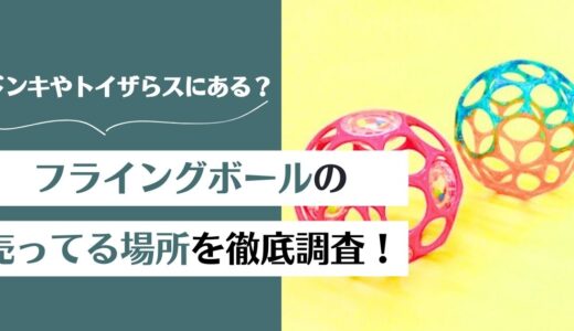 フライングボールの売ってる場所を徹底調査！ドンキやトイザらスにある？